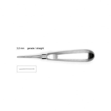 Luxator Apical drept, 3 mm 13-2LX - HLW