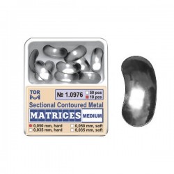 Matrici sectionale metalice conturate medii 10976, 50 buc, 35-50 microni - TOR VM
